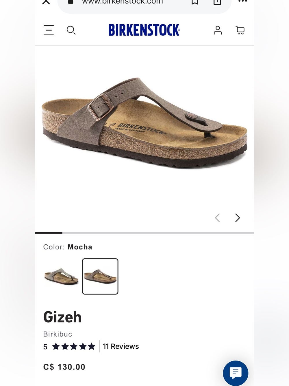 Unisex Birkenstock Gizeh Sandals